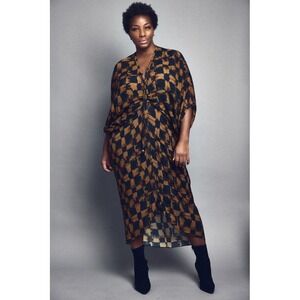 NWT Zara Limited Edition Multicolored Tunic Dress Maxi M/L 2473/675/330